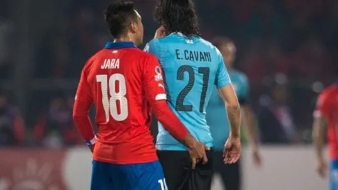 El gesto de Jara con Cavani que cambió el rumbo del partido
