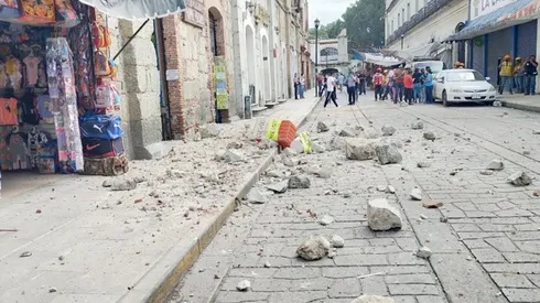 Oaxaca fue la zona más afectada por el terremoto de México.