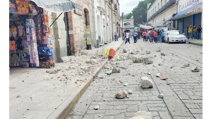 Oaxaca fue la zona más afectada por el terremoto de México.