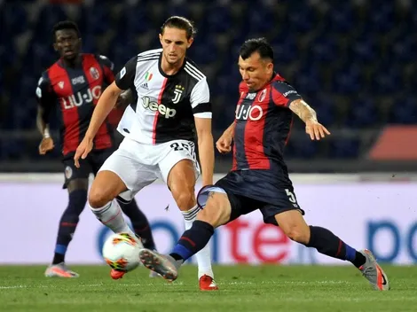 Medel regresó a las canchas en derrota de Bologna ante la Juve