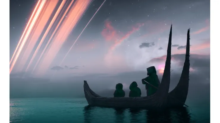 Una escena con la impresionante fotografía que tendrá la serie "Fundación", inspirada por la obra de Isaac Asimov.