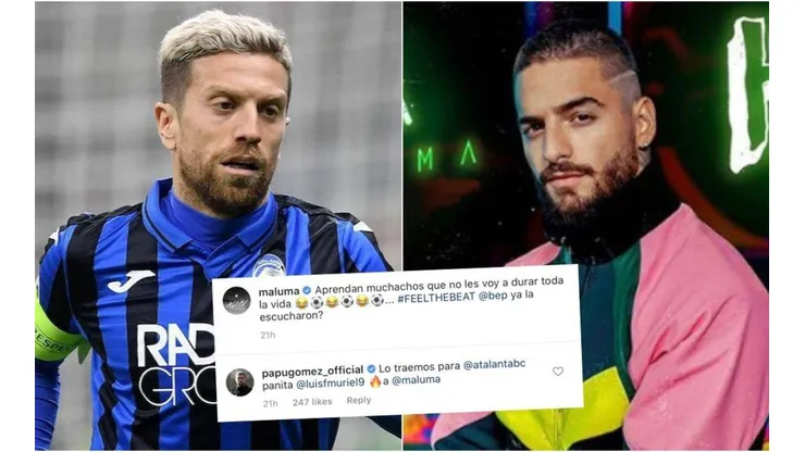 Papu Gómez quiere fichar a Maluma