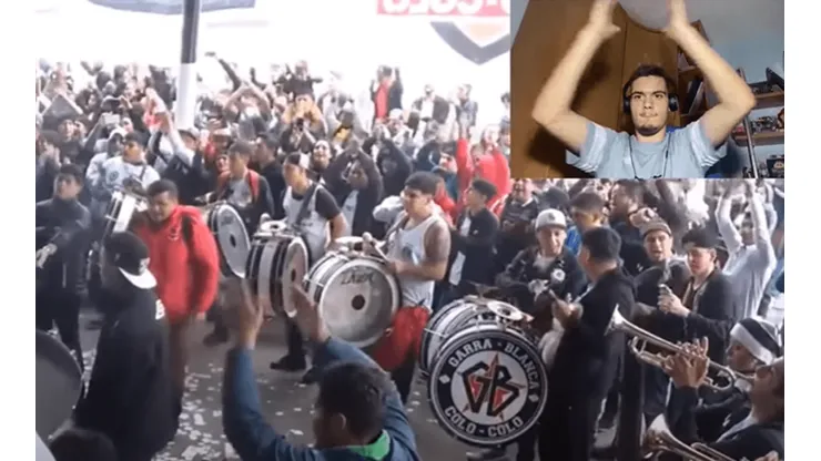 Colo Colo hace flipar a youtuber español.