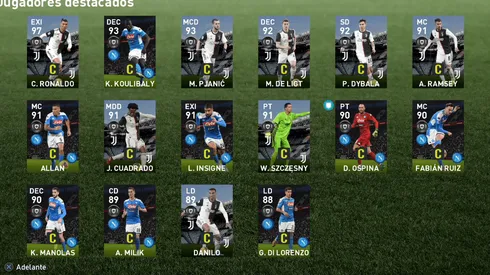 Club Selection de PES 2020