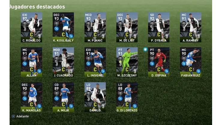 Club Selection de PES 2020