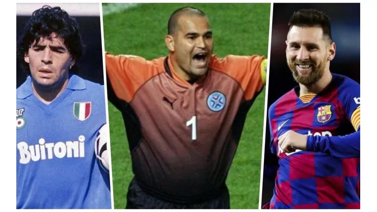 Chilavert dice que Messi no puede ser comparado con Maradona.