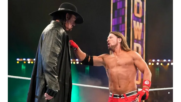 AJ Styles fue el último rival del Undertaker.