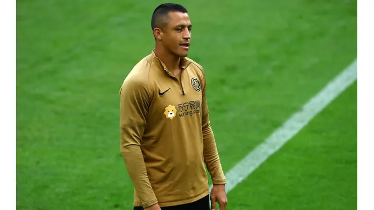 Alexis Sánchez es la duda de Antonio Conte para el encuentro ante la Sampdoria de este domingo, en el reencuentro de la Serie A.