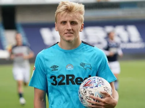 Joya del Derby County le saca una sonrisa a Wayne Rooney con un lindo hattrick