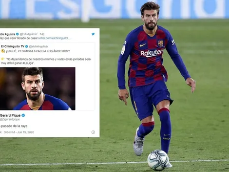 Piqué explota contra periodista hincha del Real Madrid