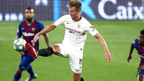 Empate sin goles entre Sevilla y Barcelona.