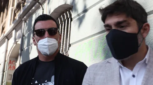 Paredes y Gamadiel García en la Inspección del Trabajo.