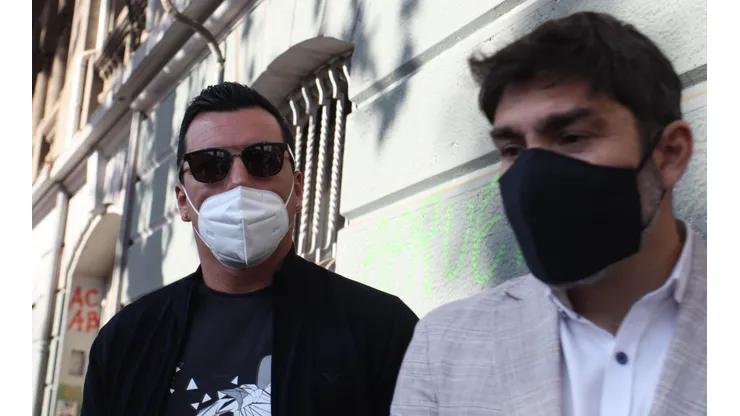 Paredes y Gamadiel García en la Inspección del Trabajo.