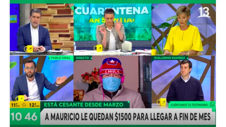 El tenso momento que Raquel Argandoña le hizo vivir a los parlamentarios en "Bienvenidos".