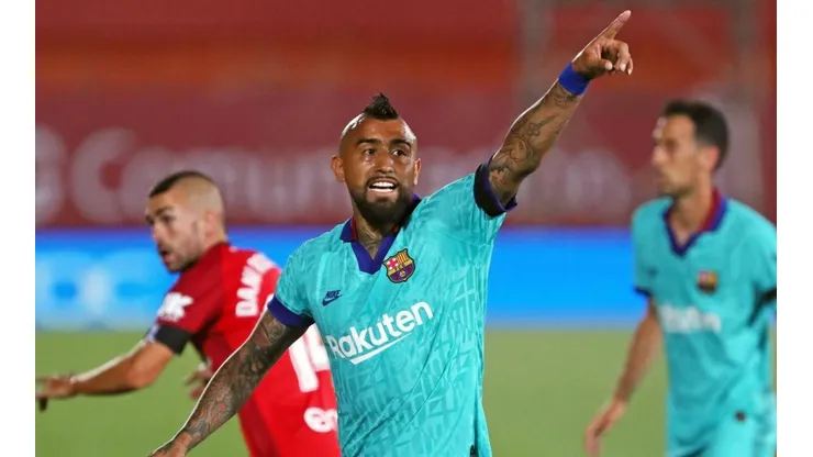 Arturo Vidal lleva siete goles en La Liga de España y solo lo superan Messi y Luis Suárez en el Barcelona