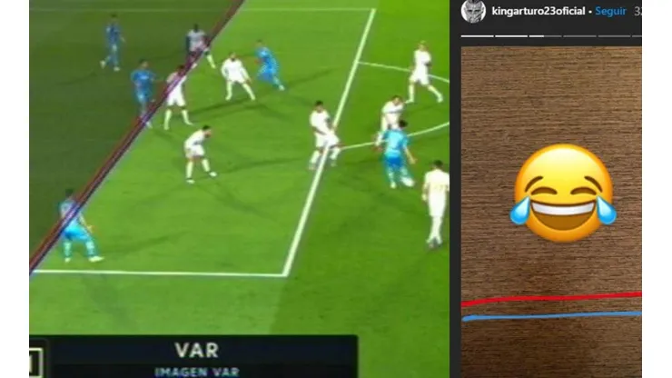 La imagen con la que Marca ilustra la nota sobre Arturo Vidal