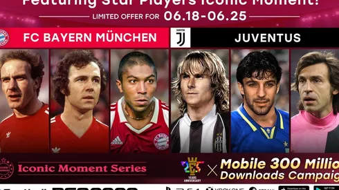 Iconic Moment de Juventus y Bayern Múnich en eFootball PES 2020