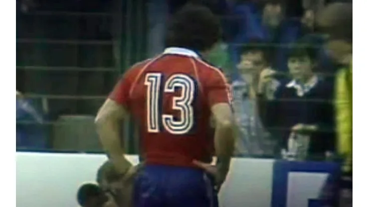 Caszely se lamenta en España 82.
