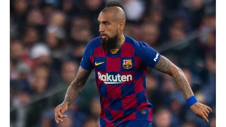 Vidal entró en el segundo tiempo contra Leganés.