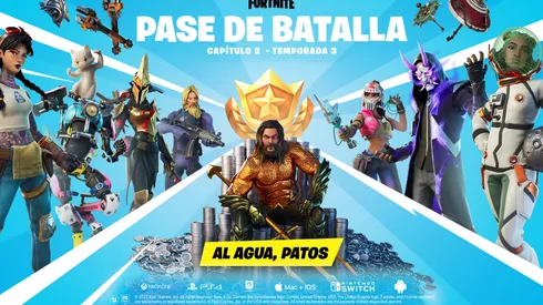 Aquaman llega a la tercera temporada de Fortnite