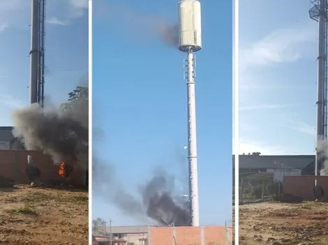 Destruyen antenas telefónicas en Bolivia pensando que son 5G
