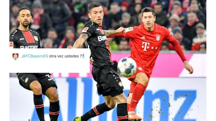 Bayer Leverkusen felicitó de manera particular al Bayern Múnich