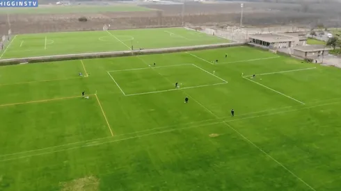Vista aérea de O'Higgins en su regreso a los entrenamientos.