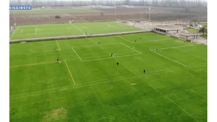 Vista aérea de O'Higgins en su regreso a los entrenamientos.