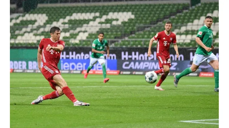 Robert Lewandowski fue el autor del gol que le entregó un nuevo título al Bayern
