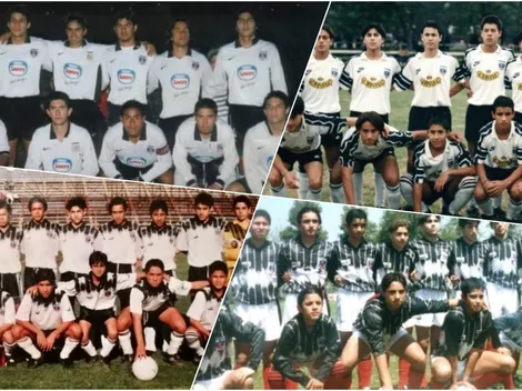 Mario Cáceres comparte inéditas fotos de sus juveniles en Colo Colo