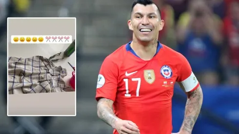 Gary Medel las sufrió todas con la peluquería de su pequeña
