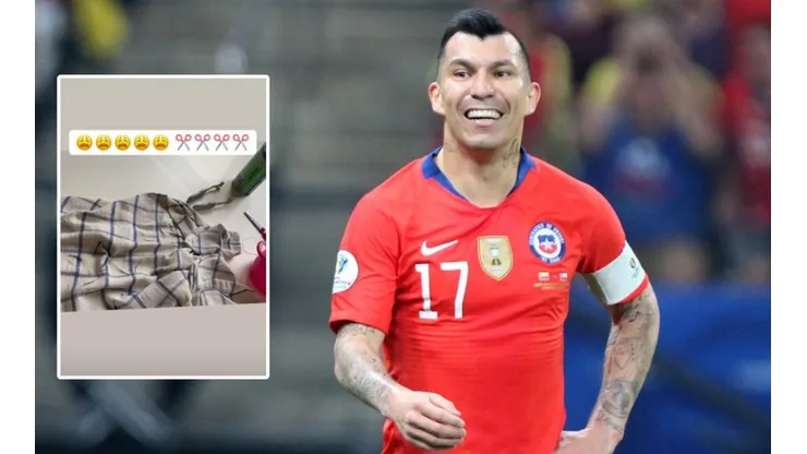 Gary Medel las sufrió todas con la peluquería de su pequeña