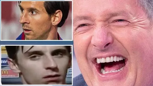 La renovada cara de Lionel Messi sin su frondosa barba hizo que el presentador británico Piers Morgan recordara a la versión joven de Gary Neville, riéndose sin piedad del astro argentino.