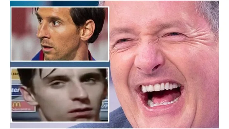 La renovada cara de Lionel Messi sin su frondosa barba hizo que el presentador británico Piers Morgan recordara a la versión joven de Gary Neville, riéndose sin piedad del astro argentino.