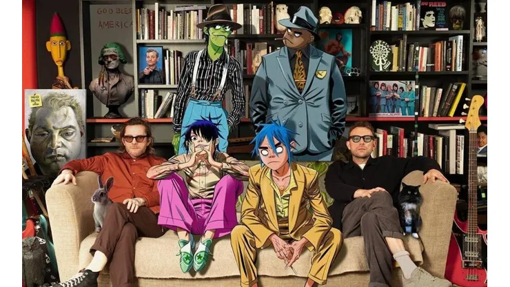 Gorillaz en pleno.