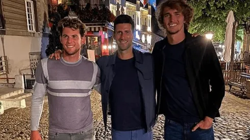 Thiem, Djokovic y Zverev lo pasaron muy bien en Belgrado