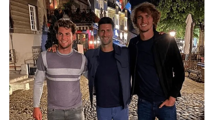 Thiem, Djokovic y Zverev lo pasaron muy bien en Belgrado