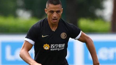 Alexis Sánchez se prepara con todo en Inter de Milán