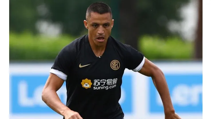 Alexis Sánchez se prepara con todo en Inter de Milán