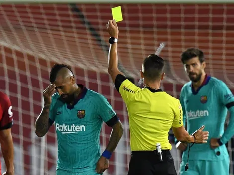 Vidal citado para mañana, pero a una amarilla de la suspensión