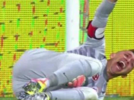 Fernando Muslera sufre terrible fractura de tibia y peroné