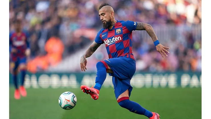 Arturo Vidal suma siete goles en La Liga de España y Barcelona es el puntero en solitario