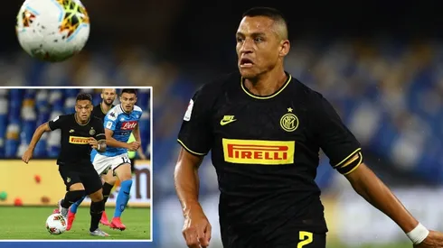"Alexis Sánchez le dio electricidad al equipo" dice La Gazzetta en alusión al rendimiento del chileno ante Napoli. Lautaro se está quedando.
