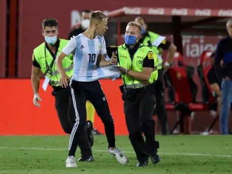 Las penas que puede recibir el hincha que ingresó al Mallorca vs Barcelona