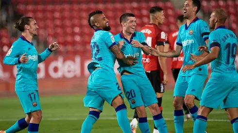 Arturo Vidal, figura del Barcelona ante el Mallorca