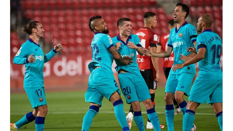 Arturo Vidal, figura del Barcelona ante el Mallorca