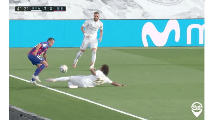 El histórico se lució ante Marcelo