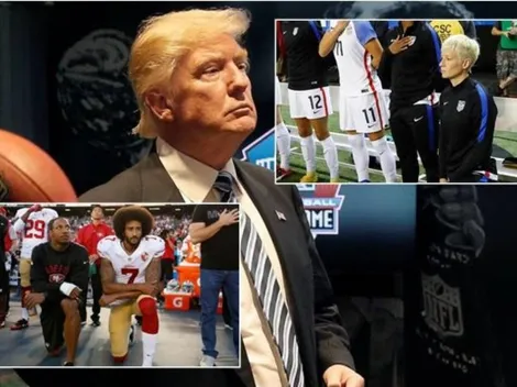Trump asegura que no verá fútbol ni NFL si no respetan el himno