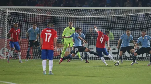 El momento antes de desatar la euforia esta noche en el Nacional.