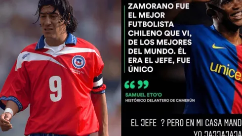 María Alberto trolea a su marido Iván Zamorano